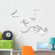 3D Europe Illustration Wall Decal