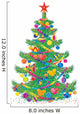 Christmas Fur-tree Wall Decal