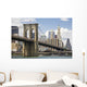 Brooklyn Bridge and Manhattan Wall Decal Design 1