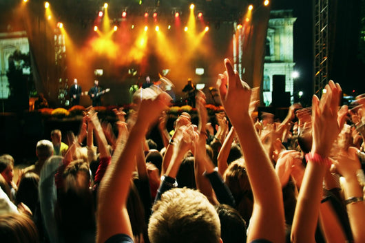 Crowd Motion Blur Wall Decal