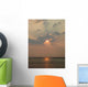 Sunset over Sea Wall Decal