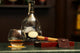 Classic Cognac Bottle Cigar Wall Decal