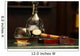 Classic Cognac Bottle Cigar Wall Decal