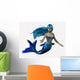 Blue Mermaid Wall Decal