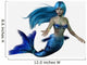 Blue Mermaid Wall Decal