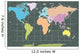 World Map Illustration Wall Decal