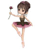 Cute Toon Ballerina Wearing Wall Decal