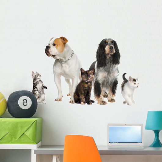 Group Pets Dogs and Wall Decal