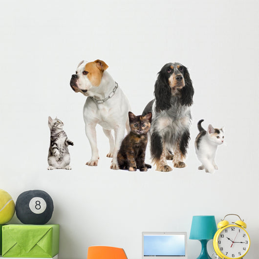 Group Pets Dogs and Wall Decal