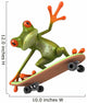 Grenouille En Skateboard Wall Decal