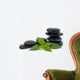 Stack Pebbles with Green Wall Decal