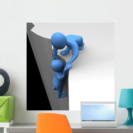Helping Dangerous Situation 3D Wall Decal