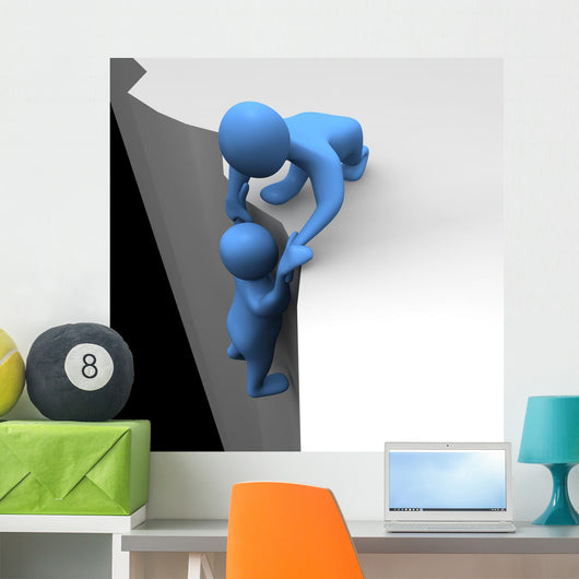 Helping Dangerous Situation 3D Wall Decal