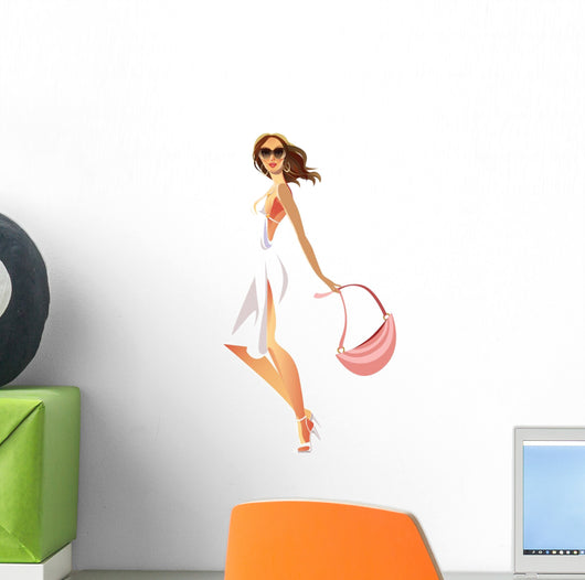 Fashion Girl Wall Decal