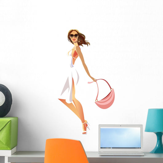 Fashion Girl Wall Decal