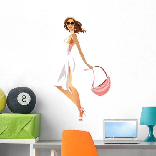 Fashion Girl Wall Decal