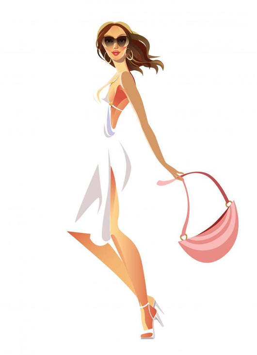 Fashion Girl Wall Decal