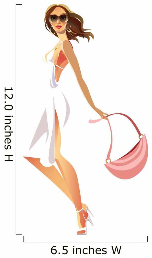 Fashion Girl Wall Decal
