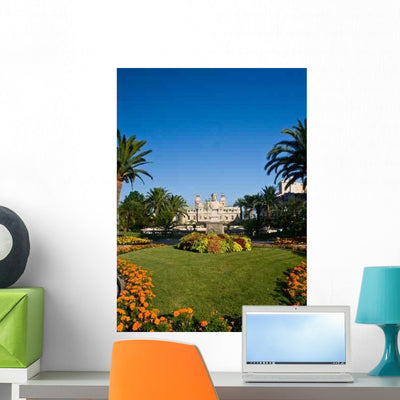 Monaco Wall Decal Design 1 shown on a wall