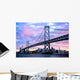 Sunset over San Francisco-Oakland Wall Decal