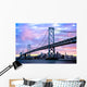 Sunset over San Francisco-Oakland Wall Decal