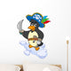 Pirate Penguin Wall Decal