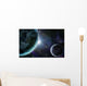 Blue Planet Earth in Outer Space Wall Mural