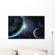 Blue Planet Earth in Outer Space Wall Mural