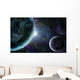Blue Planet Earth in Outer Space Wall Mural