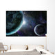 Blue Planet Earth in Outer Space Wall Mural