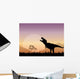 Prehistoric Tyrannosaurus Dinosaur Scene Wall Decal