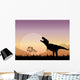 Prehistoric Tyrannosaurus Dinosaur Scene Wall Decal