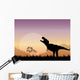 Prehistoric Tyrannosaurus Dinosaur Scene Wall Decal
