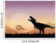 Prehistoric Tyrannosaurus Dinosaur Scene Wall Decal