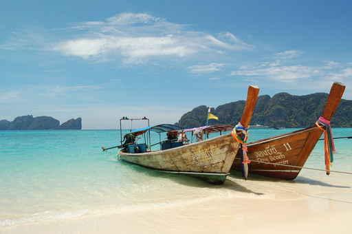 Long Tail Boat Koh Wall Decal