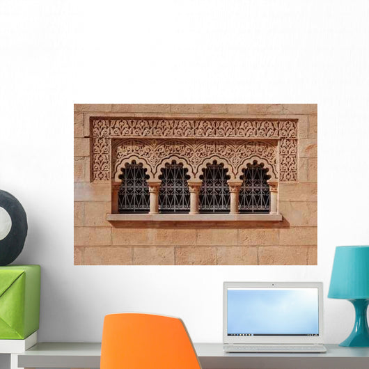 Arches Window Wall Decal