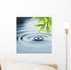 Fresh Bamboo Leaves over Wall Decal Design 2