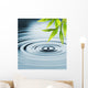 Fresh Bamboo Leaves over Wall Decal Design 2