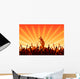 Cheering Audience Wall Decal
