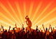 Cheering Audience Wall Decal