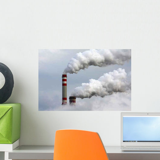 Industrial Air Pollution Wall Decal