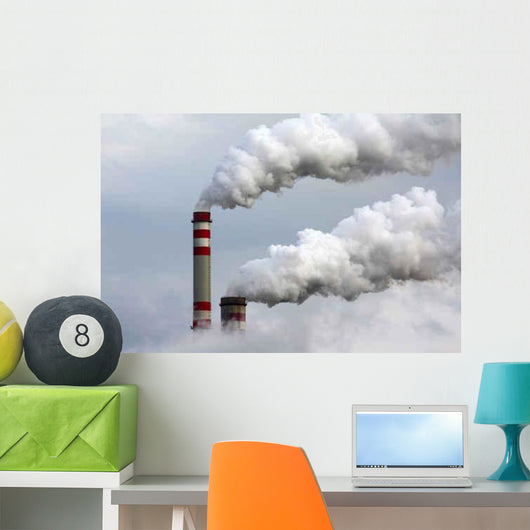 Industrial Air Pollution Wall Decal