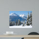 Alpine Snow Scene Wall Decal