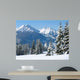 Alpine Snow Scene Wall Decal
