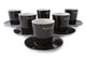 6 Espresso Cups Wall Decal