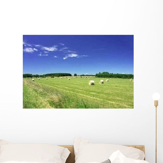 Field Summer with Straw Wall Decal