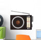 Antique Radio Stereo Icon Wall Decal
