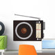 Antique Radio Stereo Icon Wall Decal
