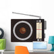 Antique Radio Stereo Icon Wall Decal