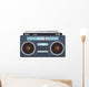 Antique Boombox Wall Decal